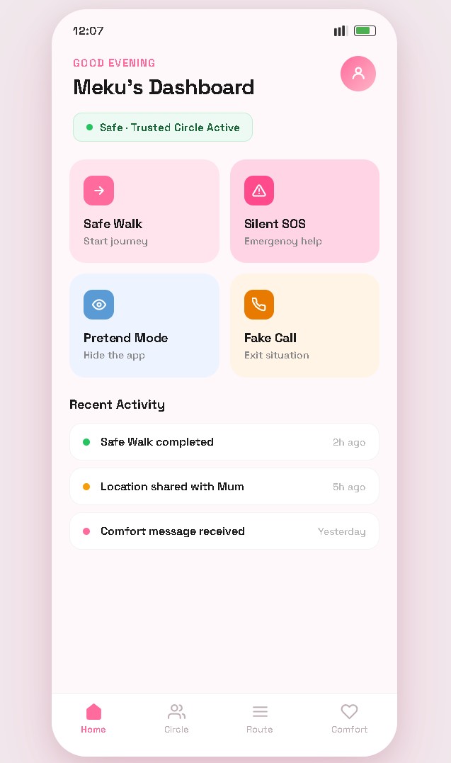 SafMeh — main dashboard